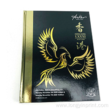 Gold foil hot stamping hardcover photo book printing